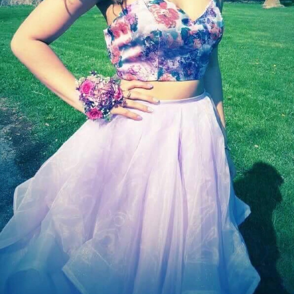 Lilac prom dress